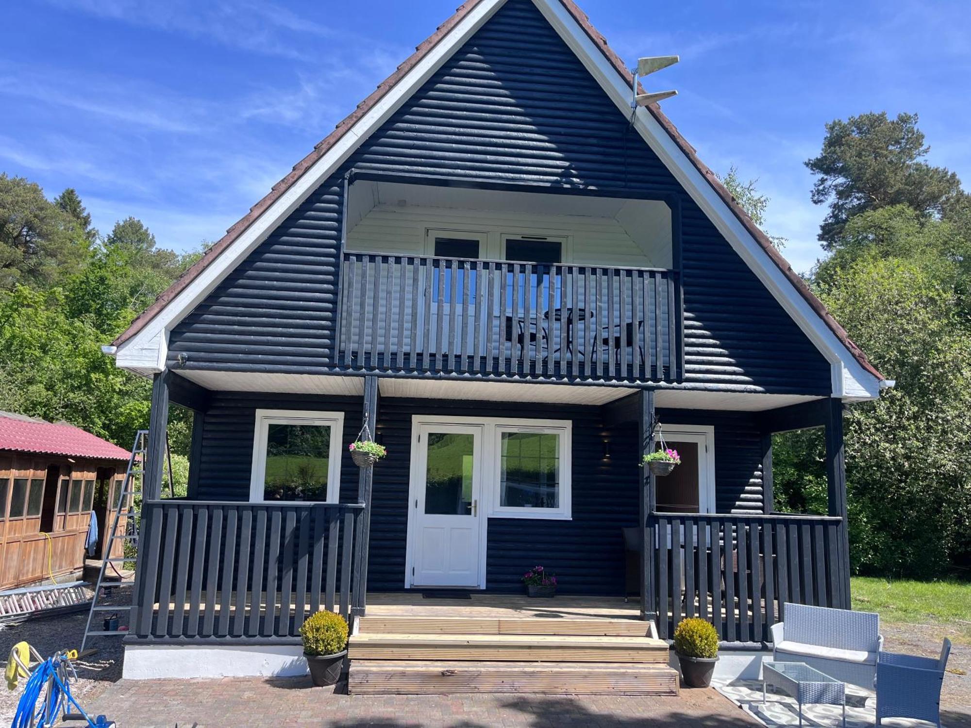 Cosy Lakeside Chalet With Option To Add Private Hot Tub Duneena Exterior photo